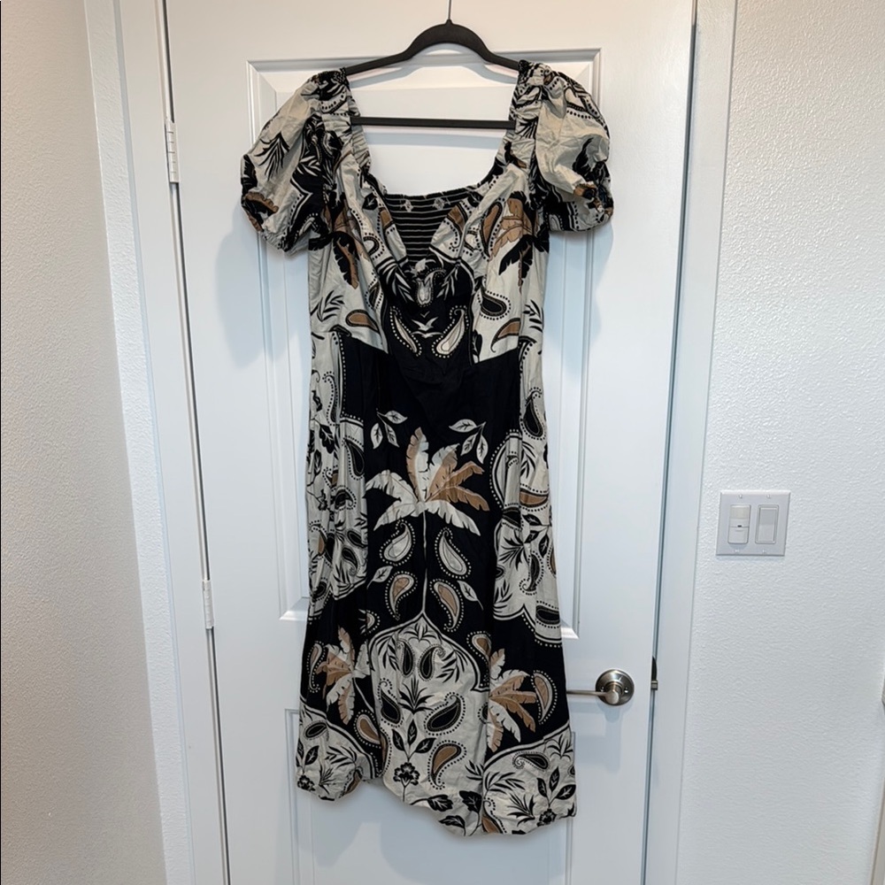 Maeve puff sleeve sweetheart dress